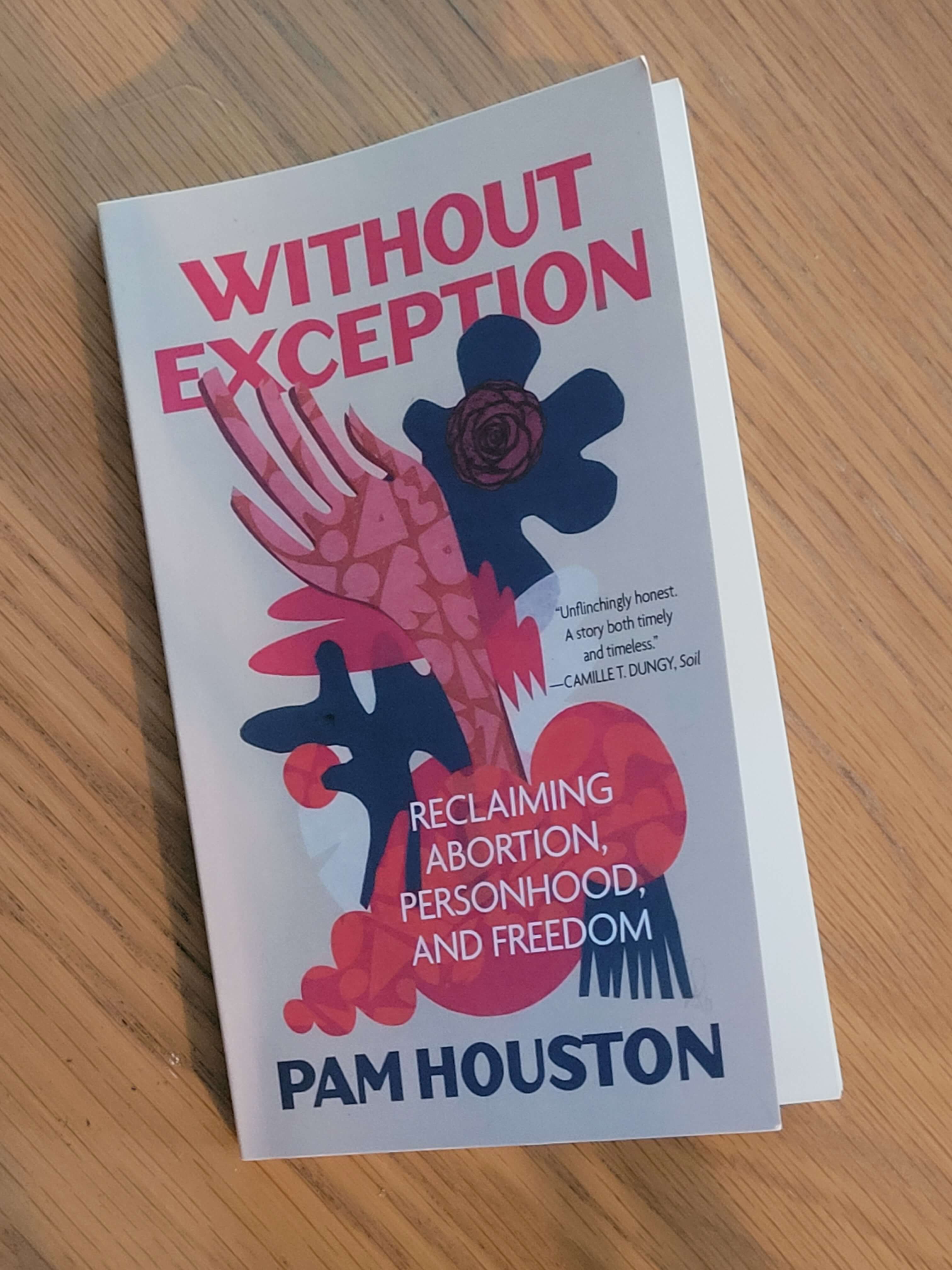 Cover of Without Exception, book writen by Author Pam Houston, tutor at Atelier Clos Mirabel, France.