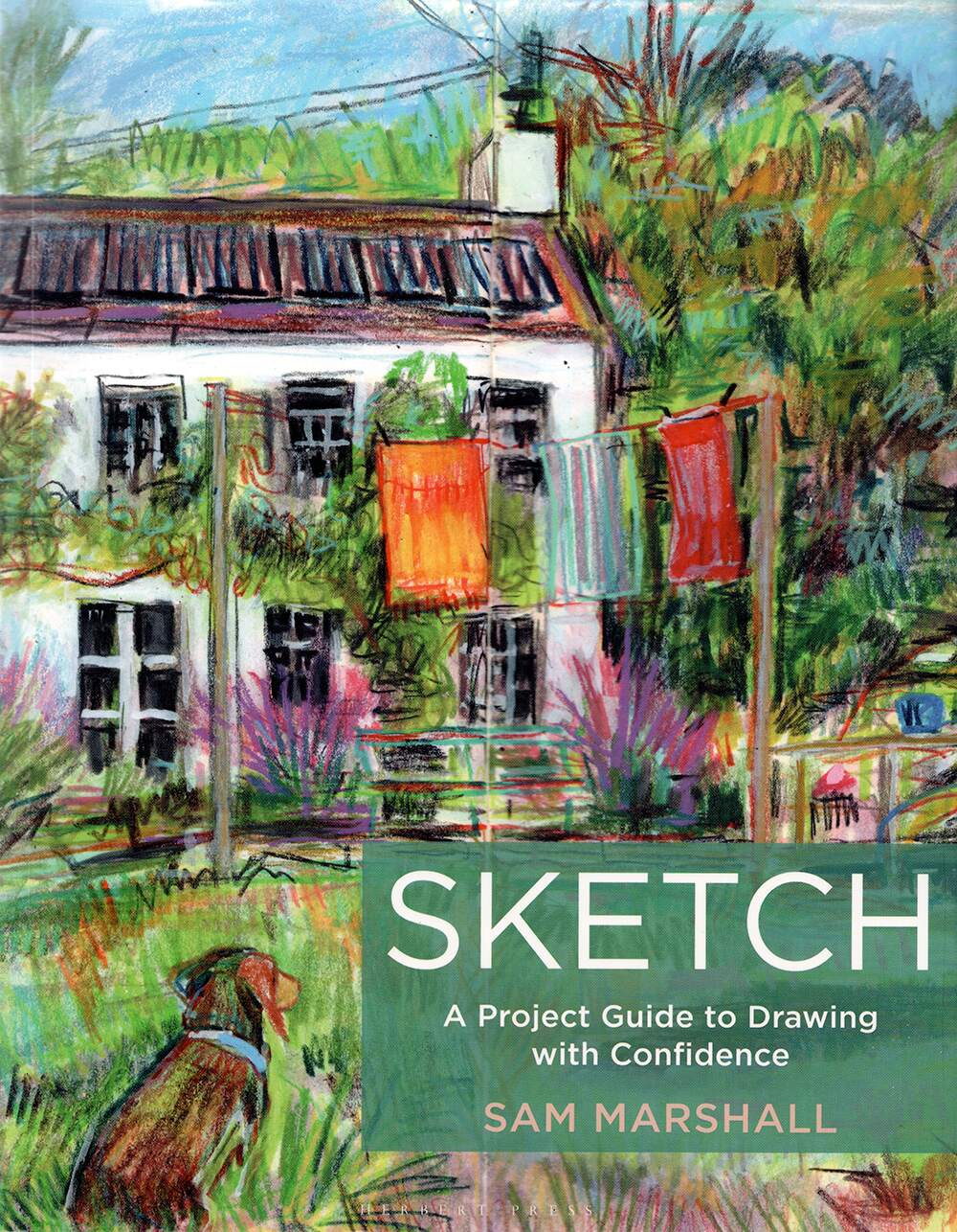 Book cover Sketch with house - Sam Marshall.