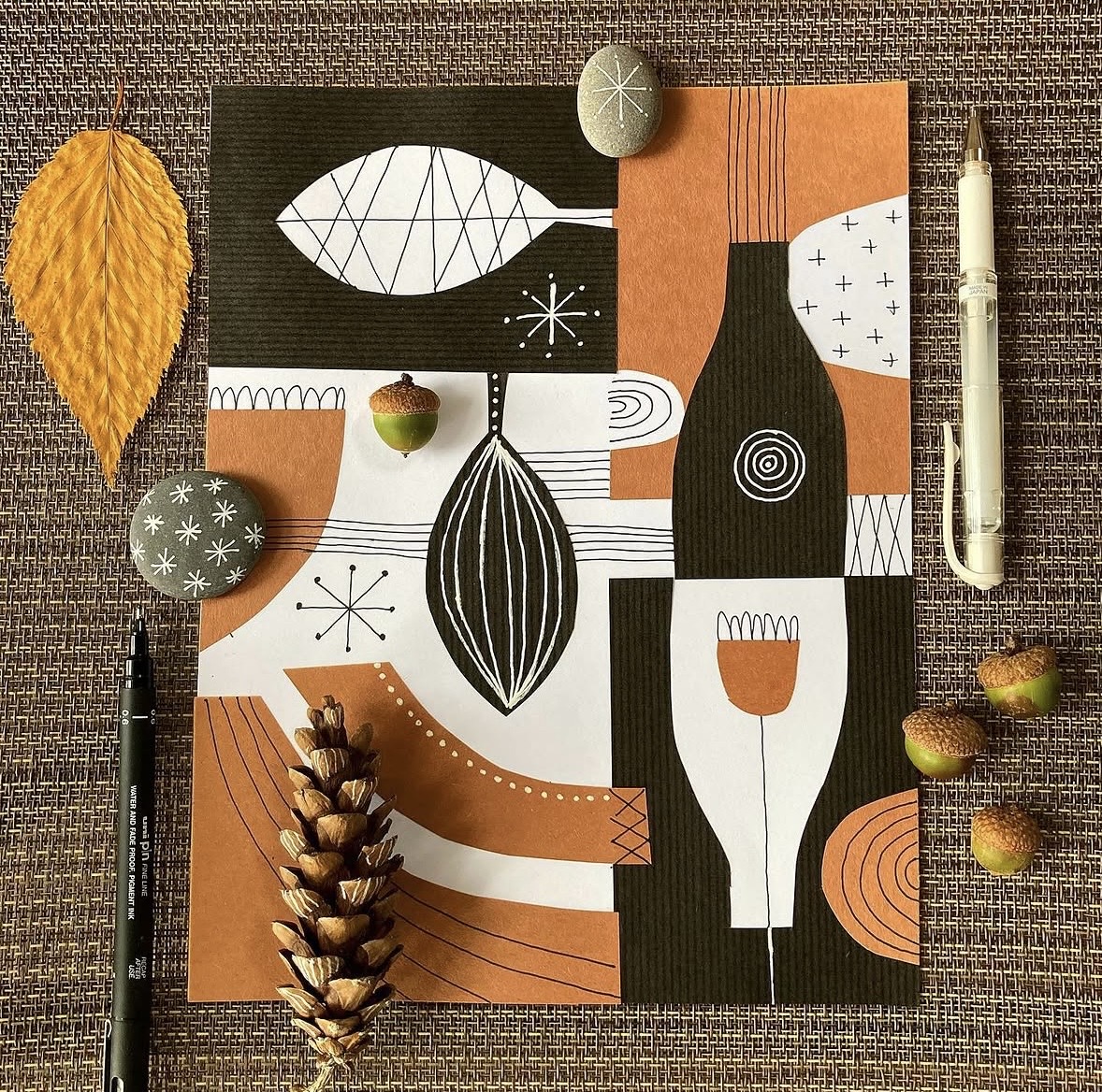 Artwork by Lucie Duclos, Creative Retreats, France.
