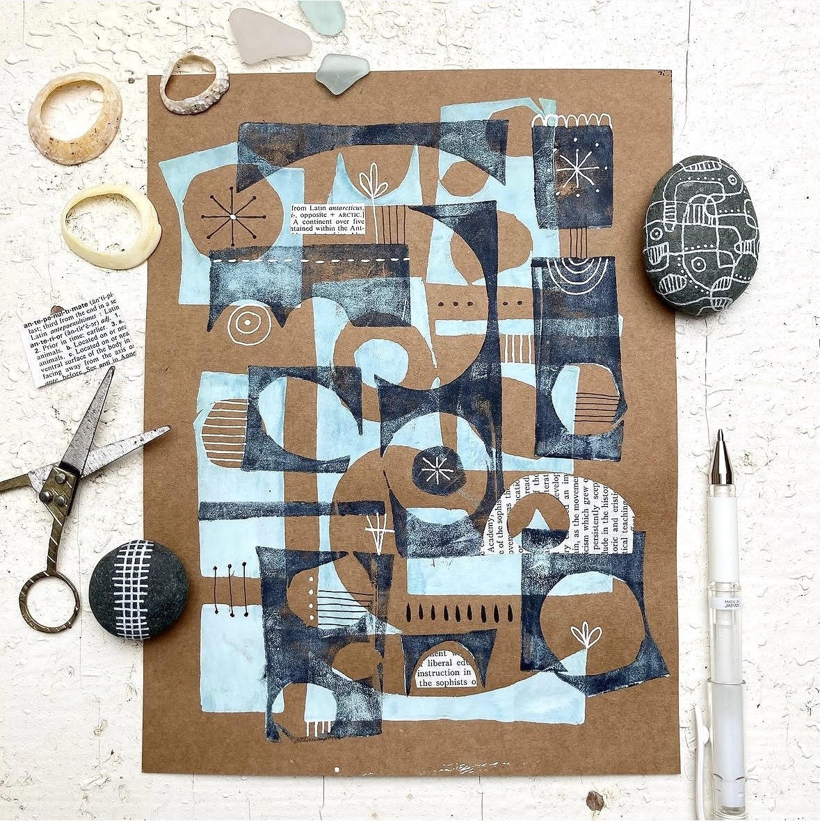Artwork by Lucie Duclos, Creative Retreats, France.