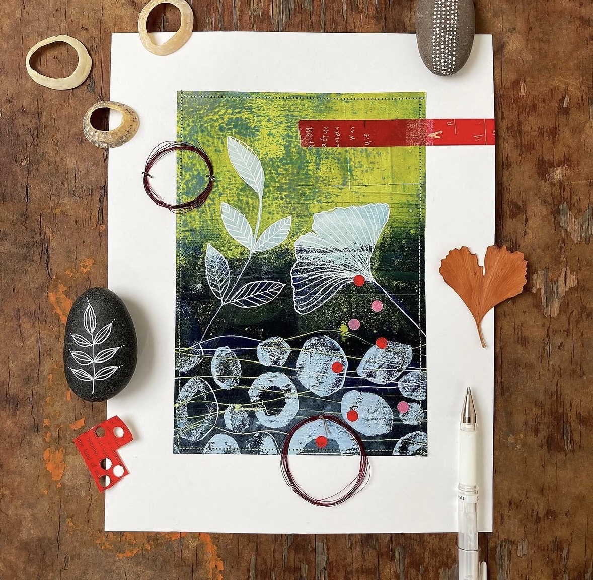 Artwork by Lucie Duclos, Creative Retreats, France.