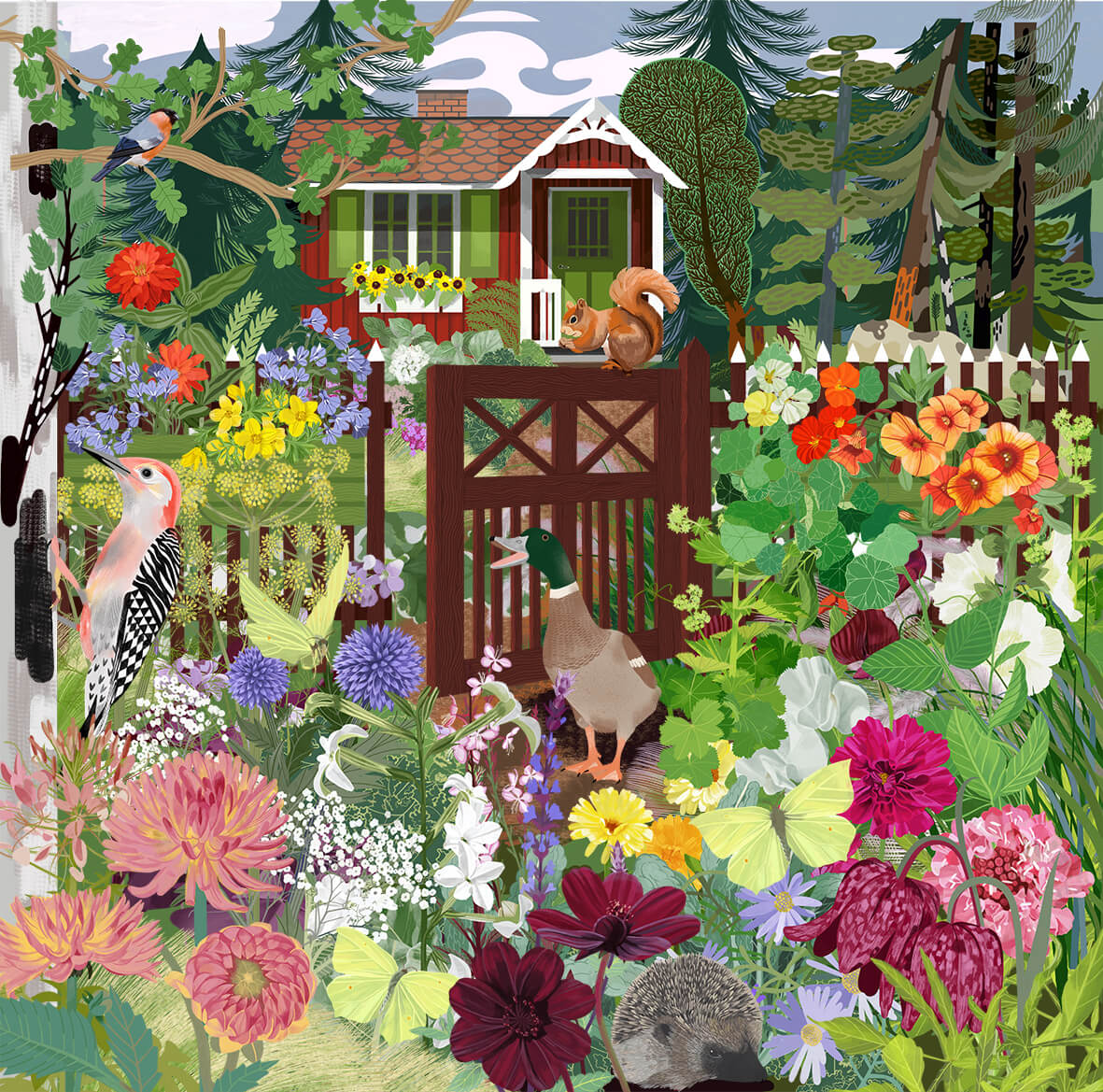Artwork by Cecilia Pettersson, Creative Retreats, France.