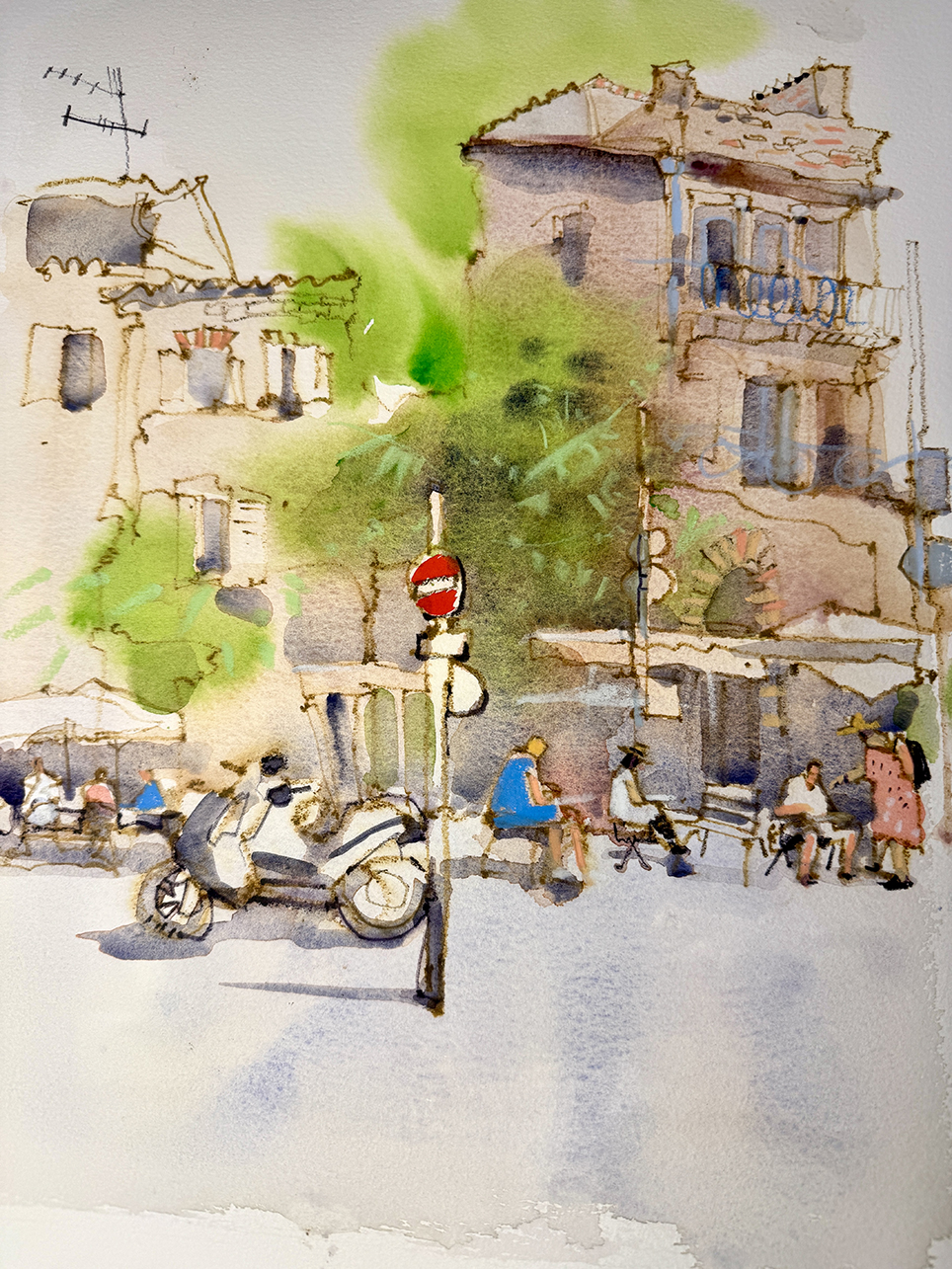 Artwork by Irena Spector, Creative Retreats, France.