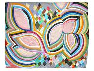 Modern quilt design by workshop tutor Sherri Lynn Woods.