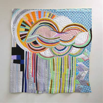 Silver lining quilt design by tutor Sherri Lynn Woods.