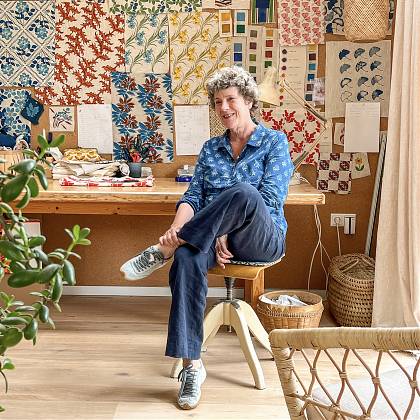 Textile/print tutor Pauline Greuell 