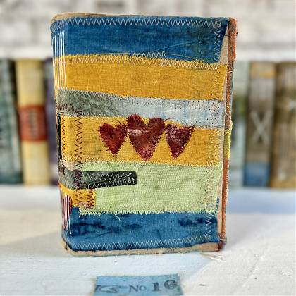 Artwork by Liz Constable, Paper Dyeing, Bookmaking, Bookbinding.