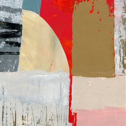 Two By Sea art work by artist and tutor Jane Davies, Atelier Clos Mirabel, Southwest France.