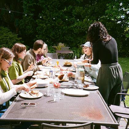 Shared Meal with Writer Molly Wizenberg, tutor at Atelier Clos Mirabel, SW France.