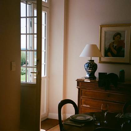 Southern light during Molly Wizenberg's writer's retreat at Atelier Clos Mirabel, South West France.