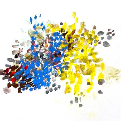 Pastel dots, Chloe Briggs.