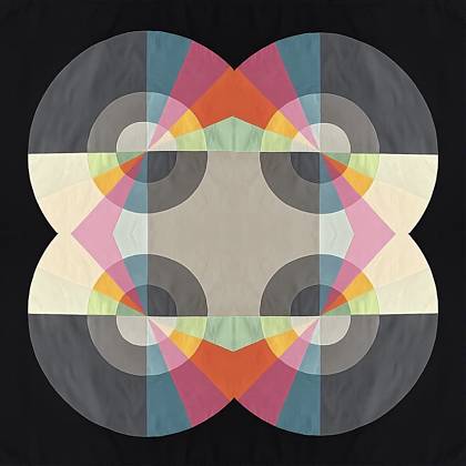 Artwork by Jenny Haynes, quilting, symmetrical patterns.