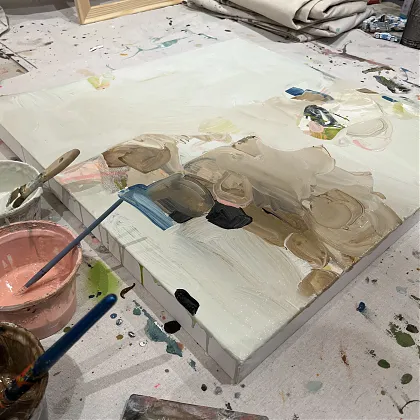 Artwork by Nino Yuniardi, Painting Holidays France.