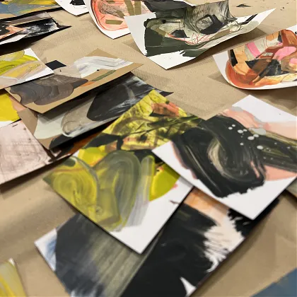 Artwork by Nino Yuniardi, Painting Holidays France.