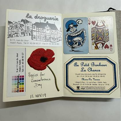 Journal pages illustrate - Sam Hunter.