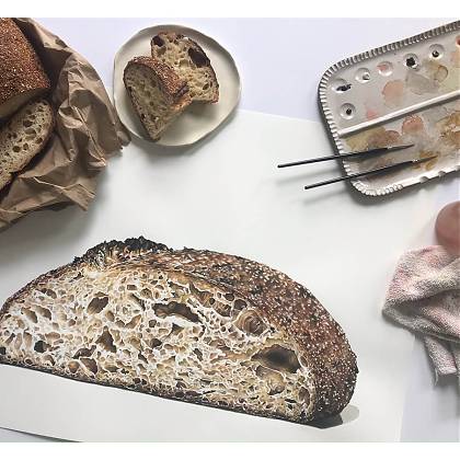 Artwork by Molly Reeder, Watercolours, Botanical Art.