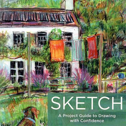 Book cover Sketch with house - Sam Marshall.