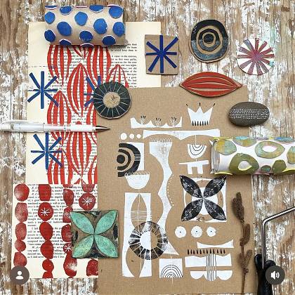 Artwork by Lucie Duclos, Creative Retreats, France.