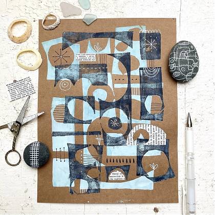Artwork by Lucie Duclos, Creative Retreats, France.