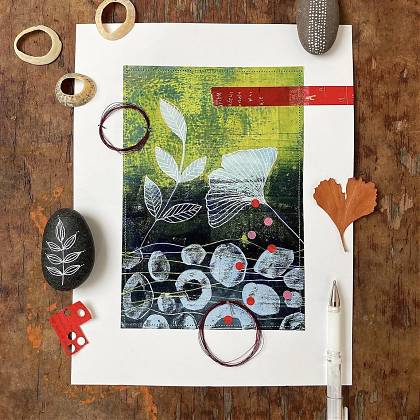 Artwork by Lucie Duclos, Creative Retreats, France.