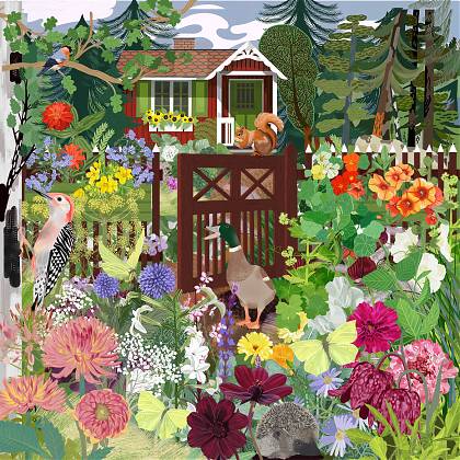 Artwork by Cecilia Pettersson, Creative Retreats, France.