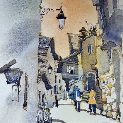 Artwork by Irena Spector, Painting Holidays France.