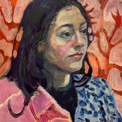 Portrait of a Girl by artist Katy Papineau, Tutor at Atelier Clos Mirabel, France.